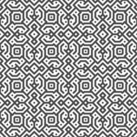 Abstract seamless rotated line, dot, square shapes pattern. Abstract geometric pattern for various design purposes. vector