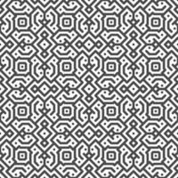 Abstract seamless rotated line, dot, square shapes pattern. Abstract geometric pattern for various design purposes. vector