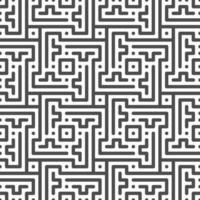Abstract seamless rotated zigzag line, dot, square shapes pattern. Abstract geometric pattern for various design purposes. vector
