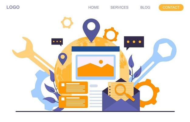 Landing Page with the Creation of a Modern Webpage Project