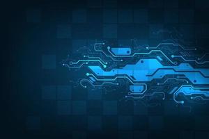 Design in the concept of electronic circuit boards. vector