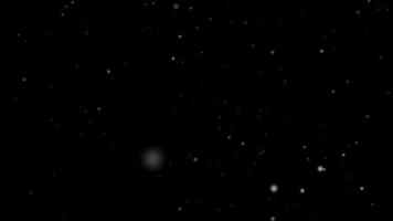 Staubpartikel-Bokeh-Zusammenfassung auf schwarzem Hintergrund.