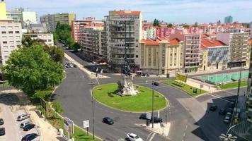 Lissabon aveny i Portugal video