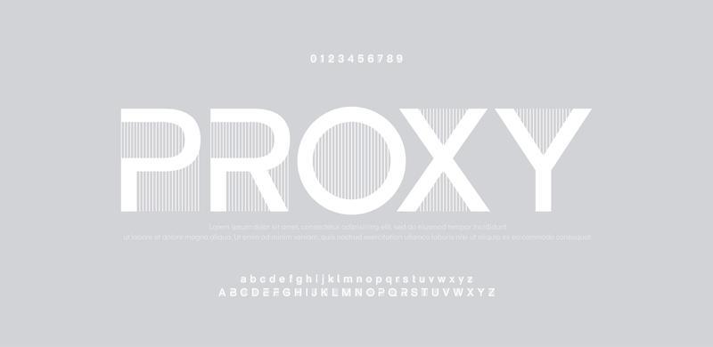 Abstract Fashion font alphabet. Minimal modern urban fonts for logo, brand etc. Typography typeface uppercase lowercase and number. vector illustration