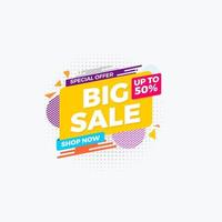 special offer banner sale promotion web market poster vector file