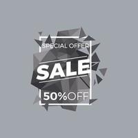 special offer banner sale vector