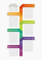 Modern Infographic Connection Template With 6 Options vector