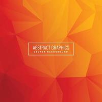 Abstract yellow and orange shape modern background vector