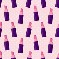 lipstick seamless pattern illustration vector