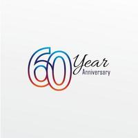 years anniversary celebration blue Colors Comical Design logotype. anniversary logo isolated on White background vector