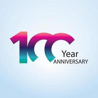 Year Anniversary Logo Vector Template Design Illustration