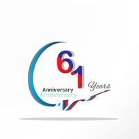 anniversary celebration logotype green and red colored. seventy eight years birthday logo on white background. vector