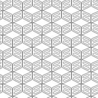 Geometric Rounded rectangles abstract vector pattern