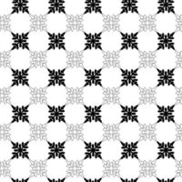 monochromatic snowflakes pattern for prints and web vector