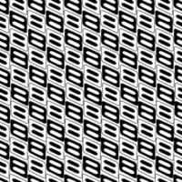 Vector Seamless Black And White Irregular Rounded Lines  Abstract Background Pattern vector