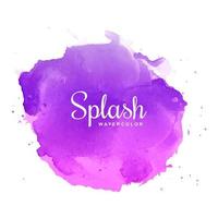 Multicolored splash watercolor vector