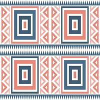 seamless multicolour native pattern background vector