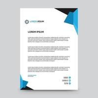 Letterhead Design Template vector