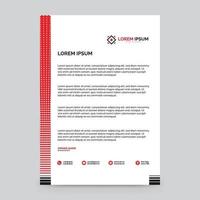 Letterhead Design Template vector