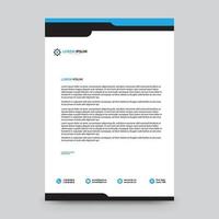 Professional Letterhead Template vector