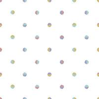 seamless simple geometric pattern background with multicolour glitter polka dot vector