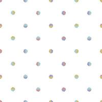 seamless simple geometric pattern background with multicolour glitter polka dot vector