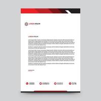 Professional Letterhead Template vector