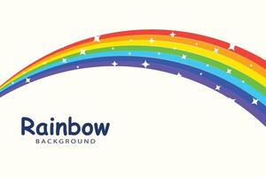 rainbow background template vector