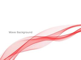 Red wave style abstract modern background vector