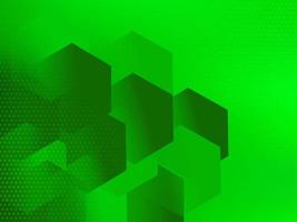 geometric abstract green pattern lines dynamic shape background vector