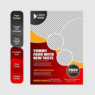 Healthy Meal, Restaurant menu template