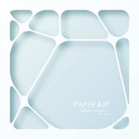 Abstract background of paper art. Vector illustration.