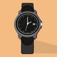 Reloj de pulsera vectorial, perfecto para proyectos de diseño. vector