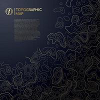 Abstract topographic map design with space for your text. vector