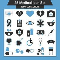 conjunto de iconos médicos vector