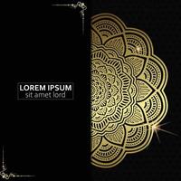 Luxury ornamental mandala background with arabic islamic east pattern style premium vector