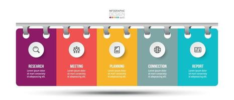 Present and report study results or data analysis. Can be applied to business, medical, education, companies. vector