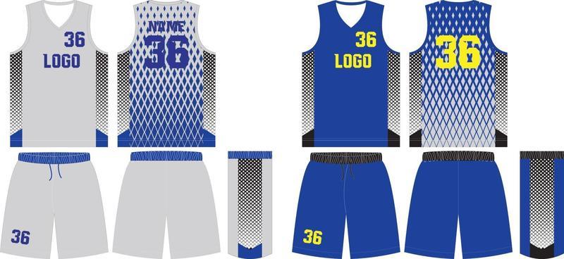 Download Reversible Basketball Uniform Jersey And Shorts 2049203 Vector Art At Vecteezy