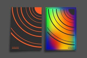Gradient and minimal line design for background, wallpaper, flyer, poster, brochure cover, typography, or other printing products. Vector illustration