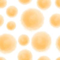 Seamless simple orange circle shape pattern background from water drop vector