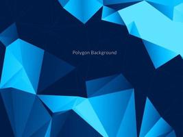 Decorative geometric triangle polygon abstract background vector