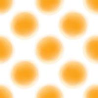 Seamless orange circle shape pattern background from water drop vector