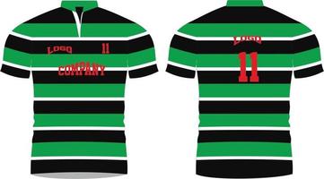 camisetas de rugby sublimadas vector