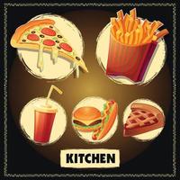 Fast Food Vector Art