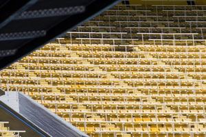 detalle del estadio de futbol foto