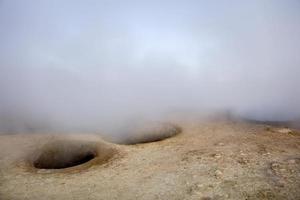 Geysers Sol de Manana in Bolivia photo