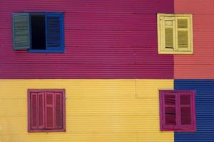 Colorful facade from Caminito in La Boca, Buenos Aires, Argentina photo