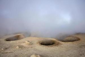 Geysers Sol de Manana in Bolivia photo