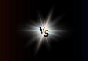 Versus background logo. Vs letters for sports and fight competition. For Battles, matches, games. vector