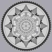 patrón circular en forma de mandala, adorno decorativo en estilo oriental, fondo de diseño de mandala ornamental vector gratuito